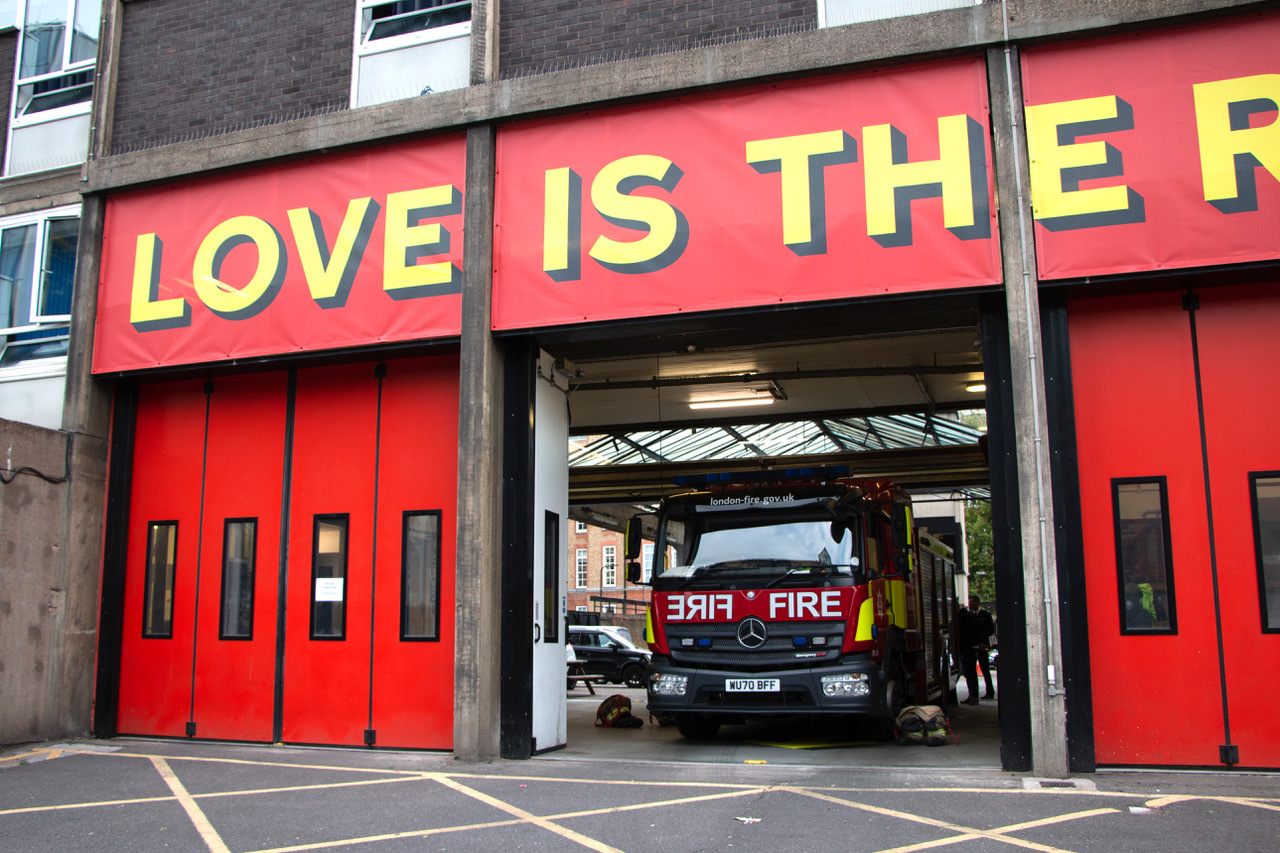 Bringing art to an iconic fire station - KesselsKramer